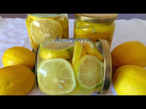 Video: Limon Turşusu Nasıl Yapılır?