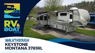 BEST LUXURY Rear Living 5th Wheel? | Keystone Montana 3781RL Walkthrough