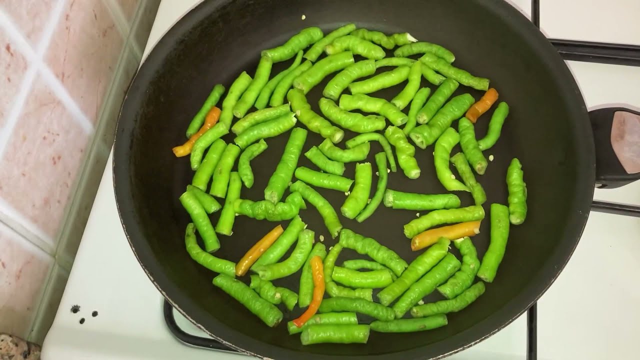 Tavada Yağsız Biber Kızartma ❕ Yağsız Yemek Pişirme – Yemek Tarifi