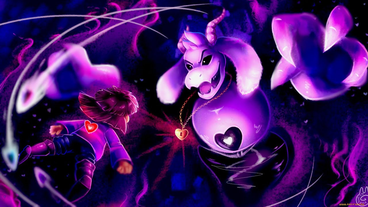 Битва с Азриэлем. Финал пацифиста в Undertale