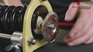 Müller lowering kit for Harley-Davidson Softail Milwaukee Eight installation