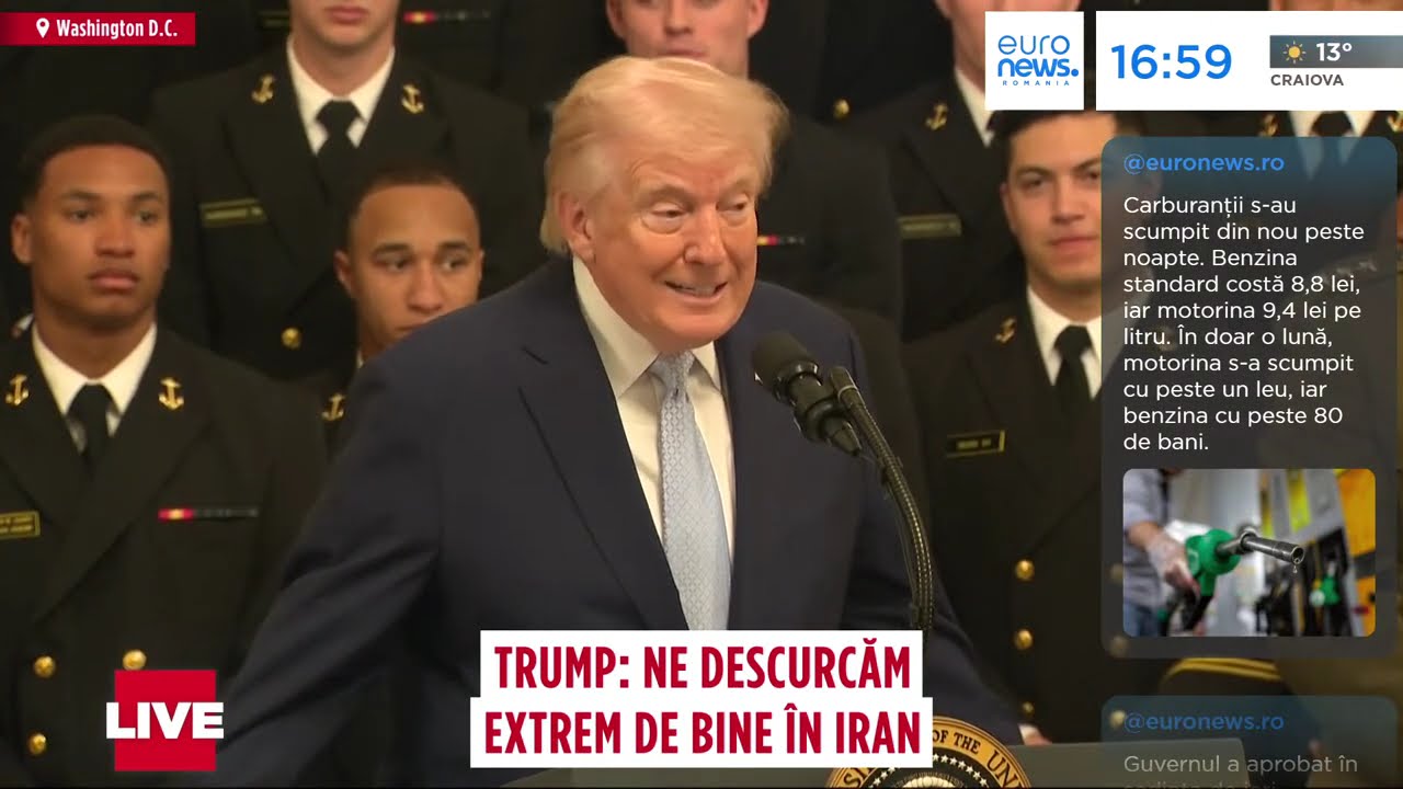 Trump: Ne descurcăm excelent în Iran