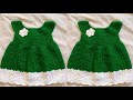 HOW TO CROCHET BABY DRESS/GIRL DRESS STEP BY STEP TUTORIAL