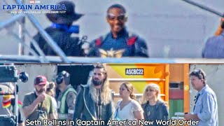 Seth Rollins in MCU | Captain America New World Order Leaked Behind the Scene Footage