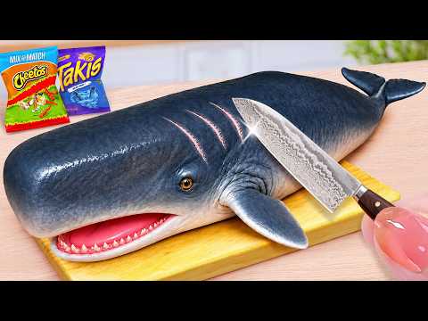 Cooking the Biggest Fish in the Tiniest Kitchen 🐟 How To Make Fish Steak Recipe 💞 Tina Mini Cooking