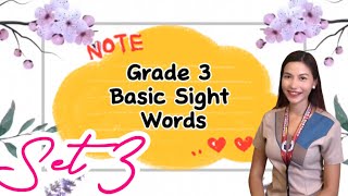 Grade 3 Basic Sight Words (Set 3)