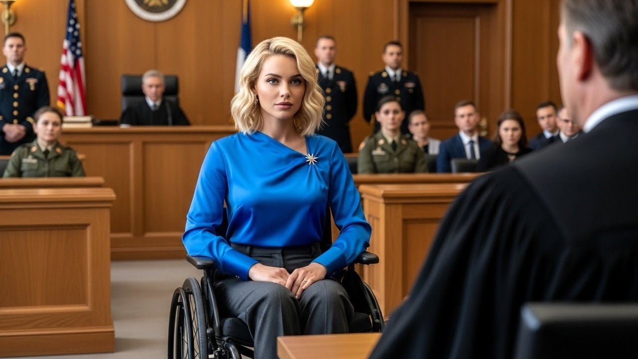 Sędzia nakazał jej zdjąć odznaczenia — do chwili, gdy generał stanął w jej obronie