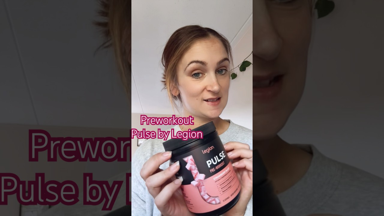 Legion review! Strawberry burst pre workout pulse 😍🔥