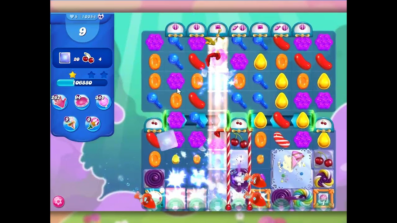 確認用（キャンディキャンディ） Candy Crush Saga Level 10054 - YouTube