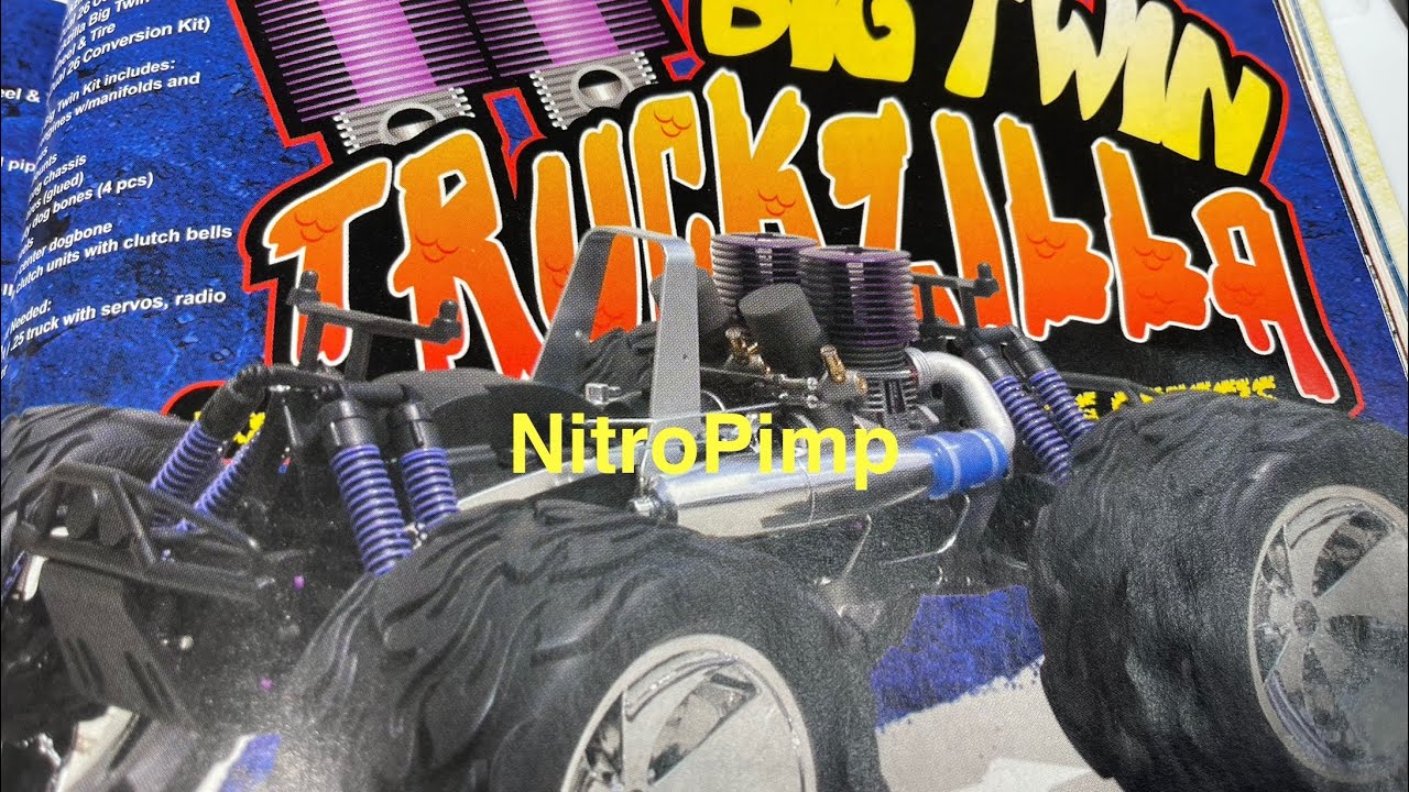 HPI Savage Hot Bodies Twin Truckzilla Nitro RC