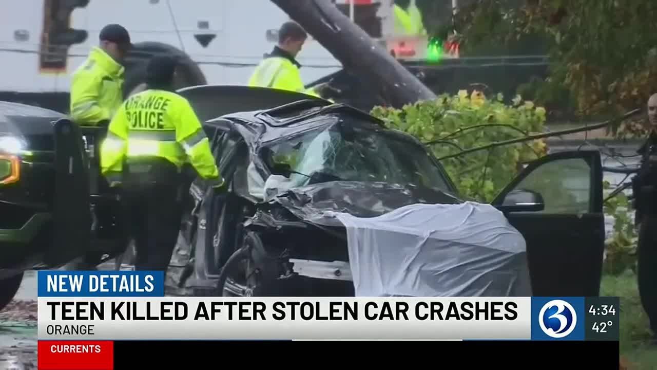 Teen killed after stolen vehicle crashes in Orange - YouTube