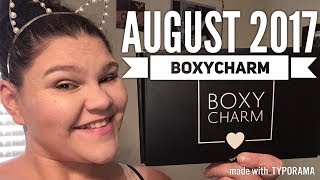 AUGUST 2017 BOXYCHARM || PRODUCT REVIEW & SEPTEMBER SPOILER!! || ASHLEY DEVINO