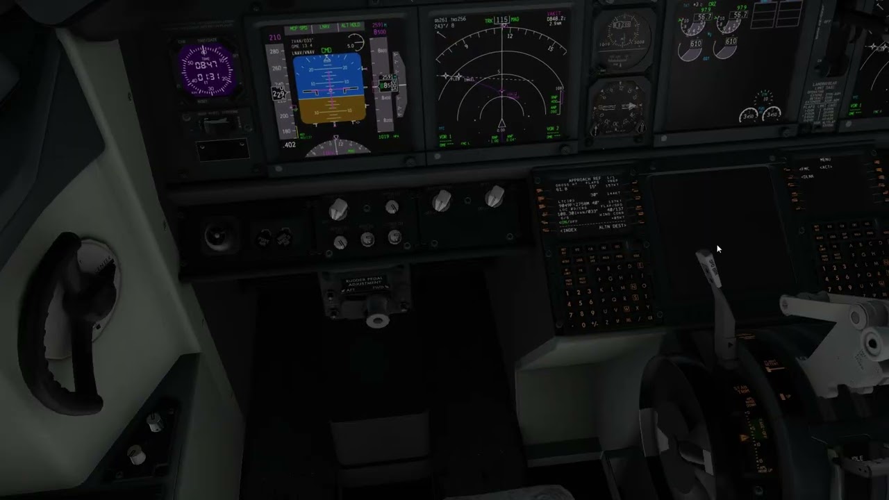 X-PLANE 11 | WINDY LANDING BOEING 737-800 in Van airoport
