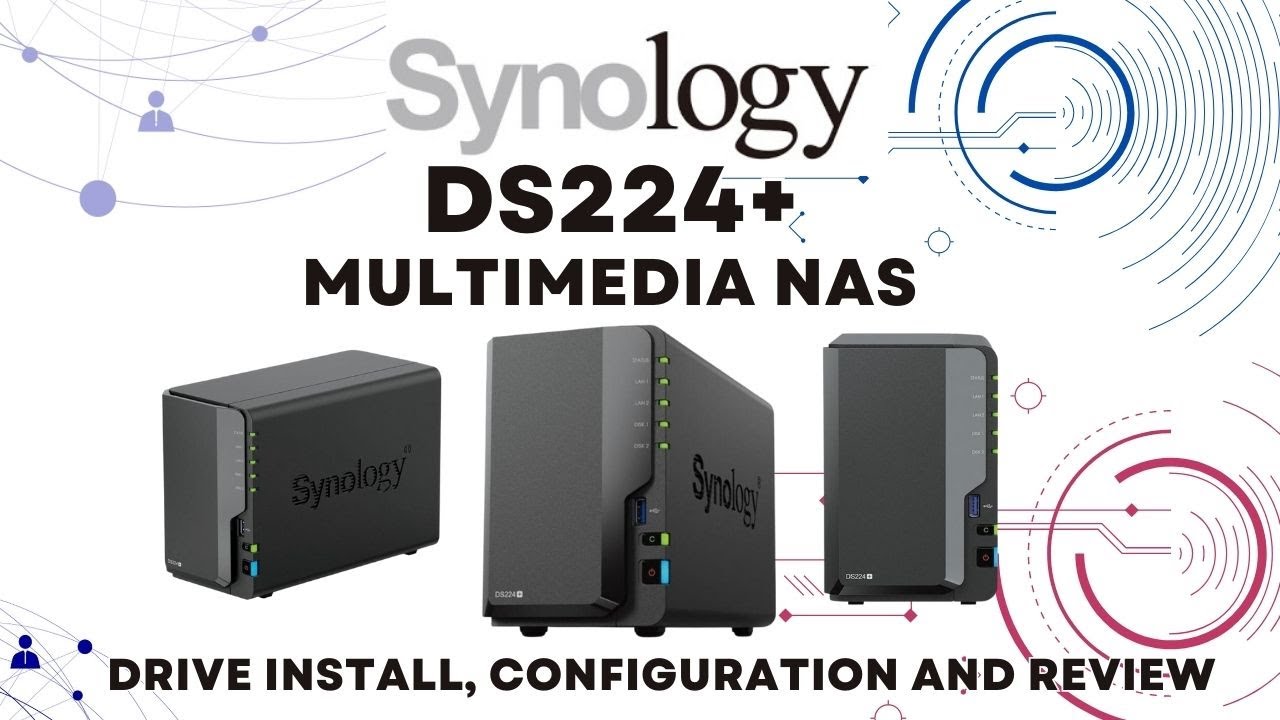 LIVE - REVEALED - Synology 2-Bay DiskStation DS224+ NAS Review / SET-UP /  HOW-TO - New For 2023! 