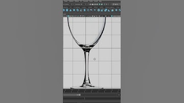 Glass Modeling in autodesk maya with the help of curves  #3d #maya #subscribe  #model #tranding