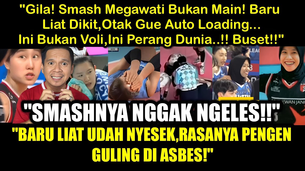 Org Malaysia Pertama Kali Liat Smash Megawati, Muka Langsung Blank! Ini Smash Apa Kerasukan Petir?!