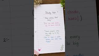 top study tips for students