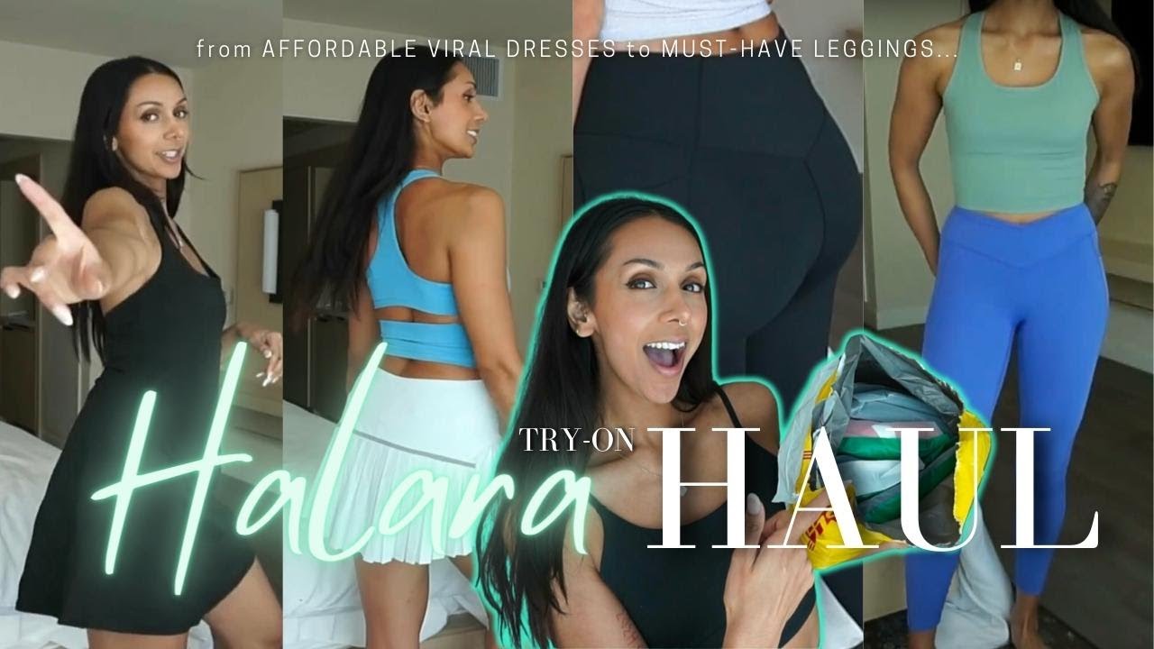 TESTING THE VIRAL BRAND HALARA  AFFORDABLE ATHLEISURE WEAR HAUL 