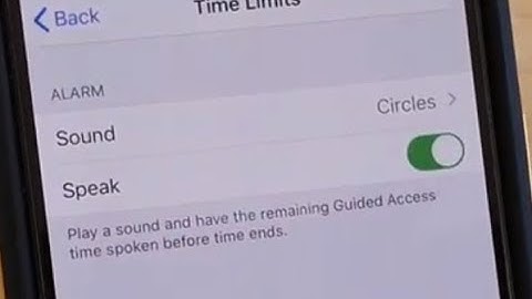 iPhone 11 Pro: How to Enable / Disable Guided Access Time Spoken Before Time Ends