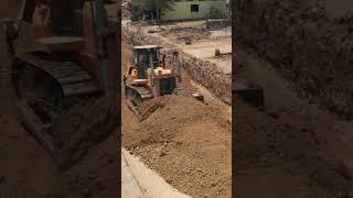 Bulldozer LiuGong Pushing dirt #viral #fypシ #construction #bulldozer #shortvideo