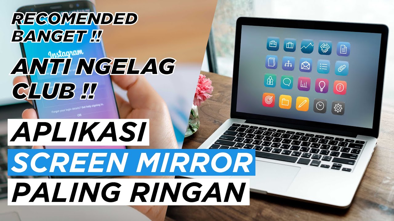 SCREEN MIRROR Android Ke Macbook Pro Atau Laptop Windows Super Ringan