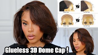 NEW 3D DOME CAP WIG!!! GLUELESS WIG | EASY TO INSTALL | OMGHERHAIR