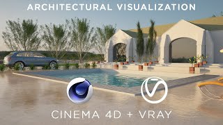 How To Create Architectural Visualization outdoor lighting in Cinema 4D VRay 3.7