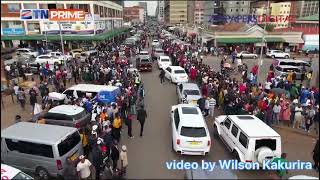 ​WICKNELL CHIVAYO & WIFE LULU: Aerial View of Mourners | ZTN