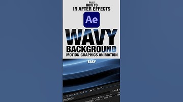 How to Create a Wavy Background in After Effects (Under 3 Minutes!) Tutorial + Free Preset