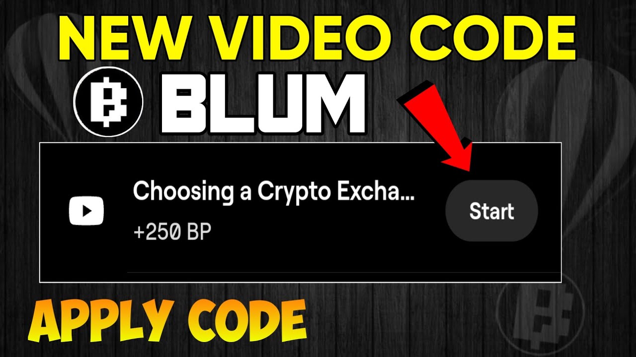 Choosing a Crypto Exchange | Blum New video update | Earn 250 BP | BLUM  Academy - YouTube