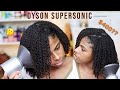 I Diffused My Wash & Go Using A $400 Dryer 🤑 | Dyson Supersonic Hair Dryer on Type 4 Hair 👀🤔