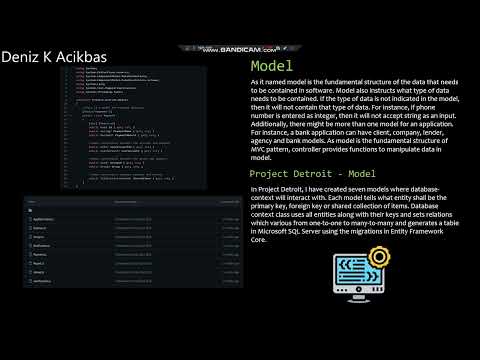 Deniz K Acikbas - MVC Pattern Presentation (CIS 476)