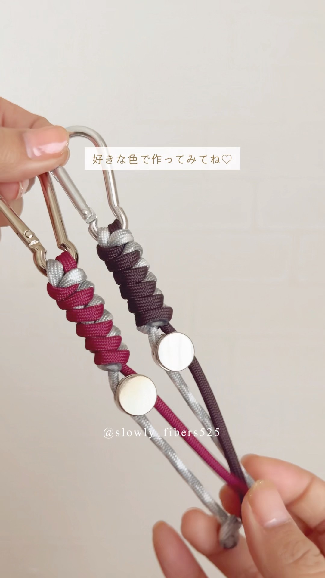 2色で作るペットボトルホルダー♡概要欄をチェック！！#パラコード