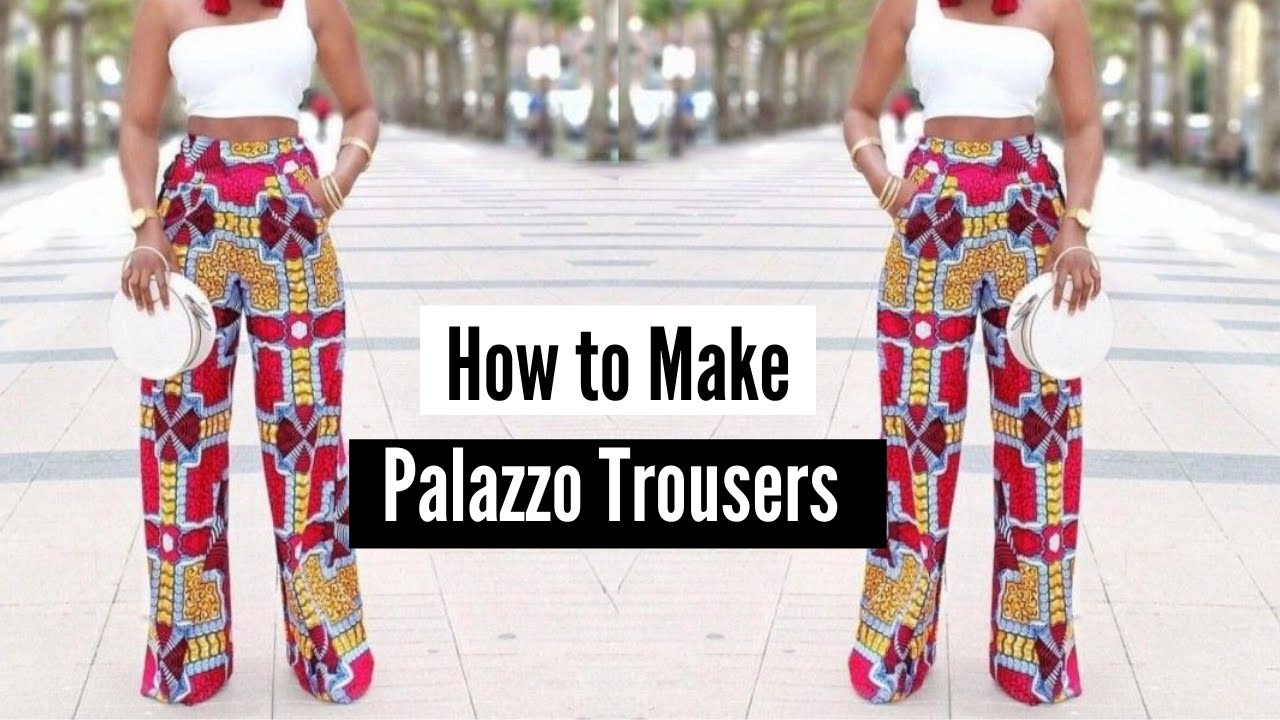 cut palazzo pants