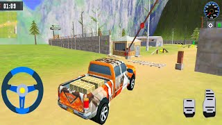 Offroad Jeep Pickup Truck Driver - Cargo Duty Game | Jeep Truck Game | Pickup Truck 3D Racing Game screenshot 2