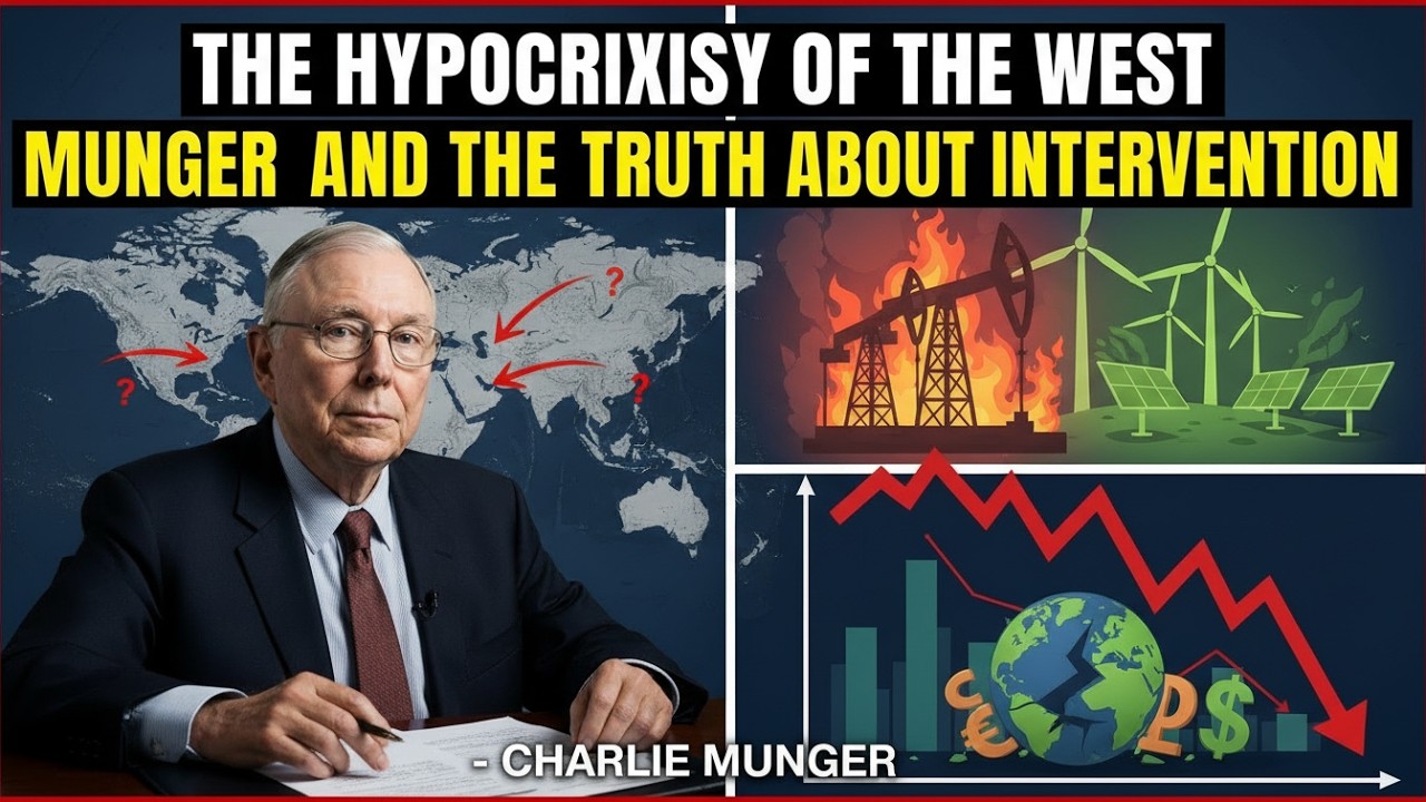 The hypocrisy of the West: Munger and the truth about intervention
