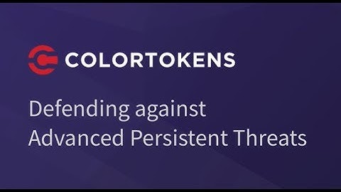 Defending against Advanced Persistent Threats (APT)