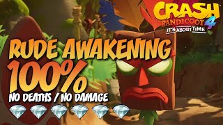 Crash Bandicoot 4: Rude Awakening 100% Run - All Gems Guide (No Deaths / No Damage) - First Level