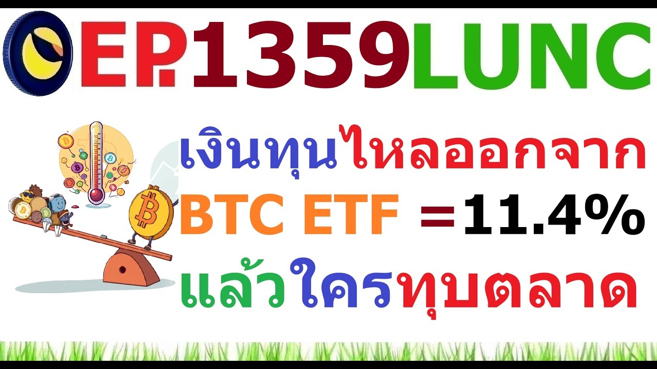 ⁣[Ep.1359] กองทุนขาย BTC ETF ไปเพียง 11.4% เท่านั้น แล้วใครทุบตลาด