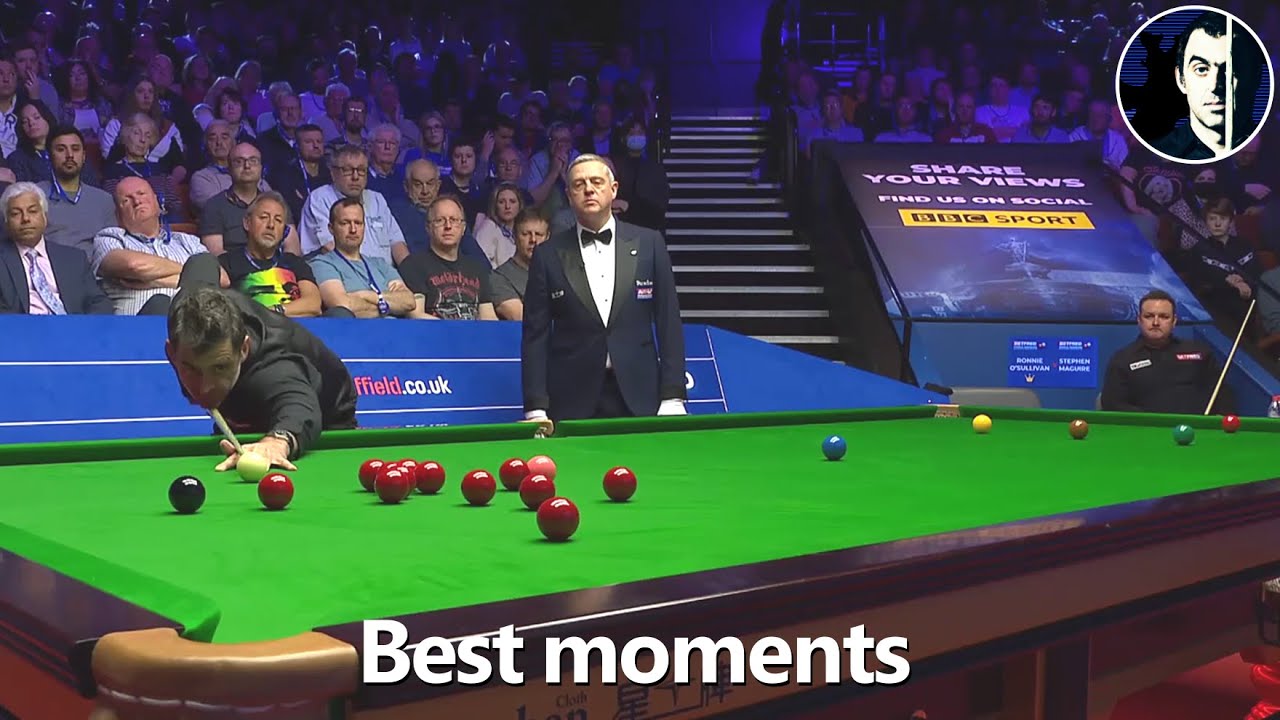 Best Frames and Moments Ronnie OSullivan vs Stephen Maguire 2022 World Snooker Championship QF