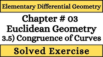 Elementary Differential Geometry by Barrett || 3.5) Congruence of curves Solved  Exercise