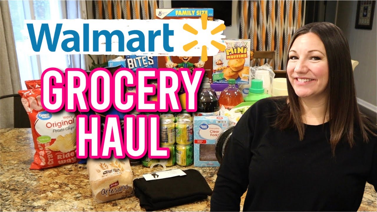 WALMART GROCERY HAUL 🛒 LAST MINUTE PARTY ITEMS 🎉$120 GROCERY HAUL WITH PRICES