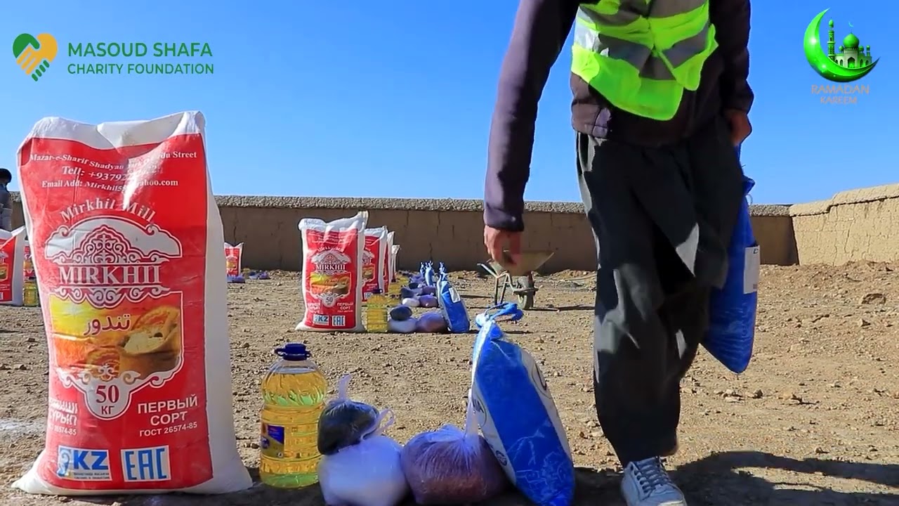 Distribution of Ramadan food packages in kalakan on March 21