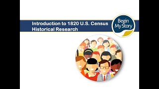 Introduction to 1820 U.S. Census Historical Research