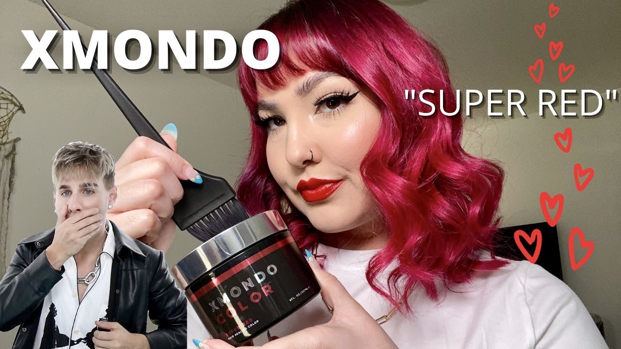 Dying My Hair Super Red Using Xmondo Color Brad Mondo Hair Color Purple To Red Hair Transformation Youtube