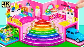 (EASY) Building Cute Unicorn Villa has Rainbow Pop It Stairs from Cardboard ❤️ DIY Miniature House by Cardboard World 39,568 views 9 days ago 45 minutes