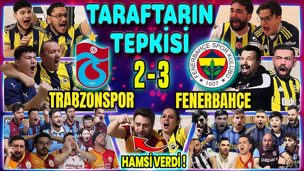 GOL DÜELLOSUNDA TRABZON YIKILDI😱 KRİTİK MAÇTA FENER 3 PUANI KAPTI 🔥 TRABZONSPOR 2-3 FENERBAHÇE