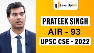 Prateek Singh Air 93 276 Marks In Anthropology Testimonial Levelup Ias