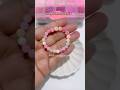 ASMR Gelang Pink ADILLA #handmade #beads #diy #manikmanik #beadedjewelry #asmr #craft