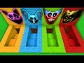 SURVIVAL IN BASEMENT NIGHTMARE CATNAP BUBBAPHANT DOGDAY in Minecraft Smiling Critters - Gameplay